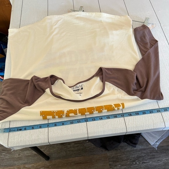 Ladies wrangler extra large 3/4 sleeve stretchy fishing hunting missing shirt - Picture 6 of 7